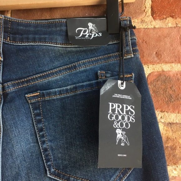 NEW PRPS Camaro Mid Rise Skinny Two Tone Size 27 Jeans - Picture 7 of 10